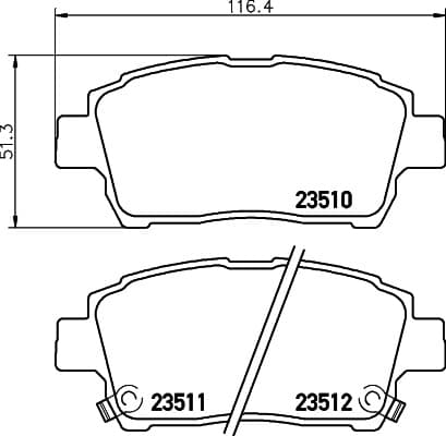 6700002 Front Brake Pads