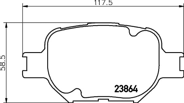 6700004 Front Brake Pads