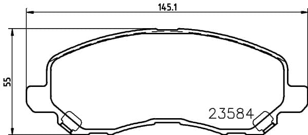 6700006 Front Brake Pads