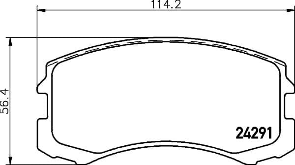 6700008 Front Brake Pads