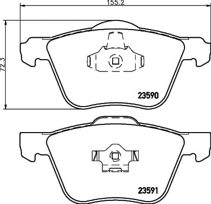 6700023 Front Brake Pads