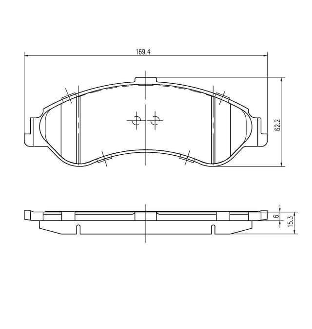 6700897 Front Brake Pads