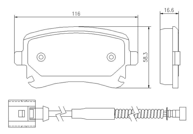 6720061E Rear Brake Pads