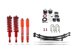 Pedders Heavy Duty Load Carrying and Towing Suspension kit. With Supplementary air bags & Assembled struts.  Ford Ranger, PX MkIII