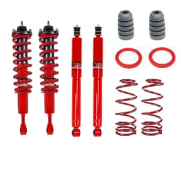 Pedders Air Suspension Conversion Kit. Comfort Version. With Fully Assembled front struts. Toyota LC5 / Prado / Landcruiser 120 series