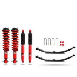 Pedders Lowering Kit with With Assembled Foam Cell struts and Adjustable Foam Cell Shocks. Ford Ranger 2023 on. 3.0 V6 models